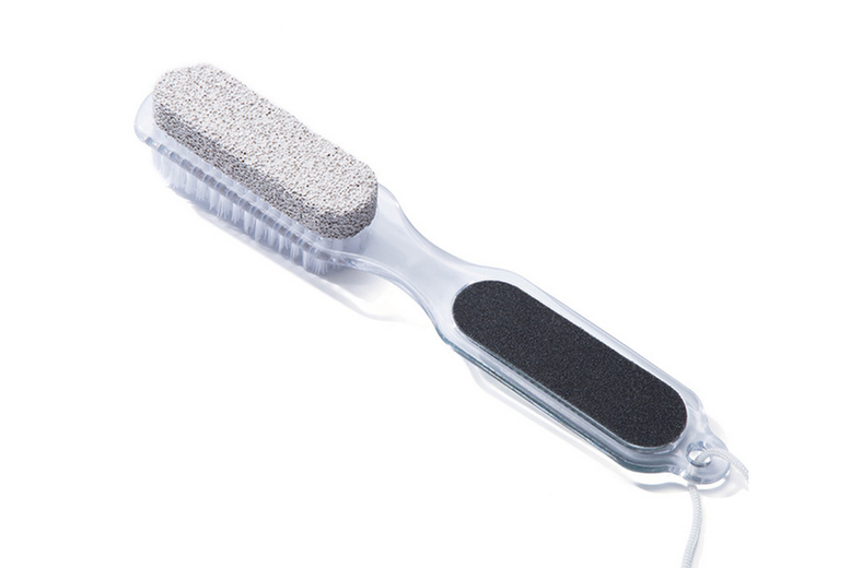 4-in-1 Pedicure Paddle Hard Skin Remover Brush – Multi-Function Foot File & Exfoliator | Wowcher