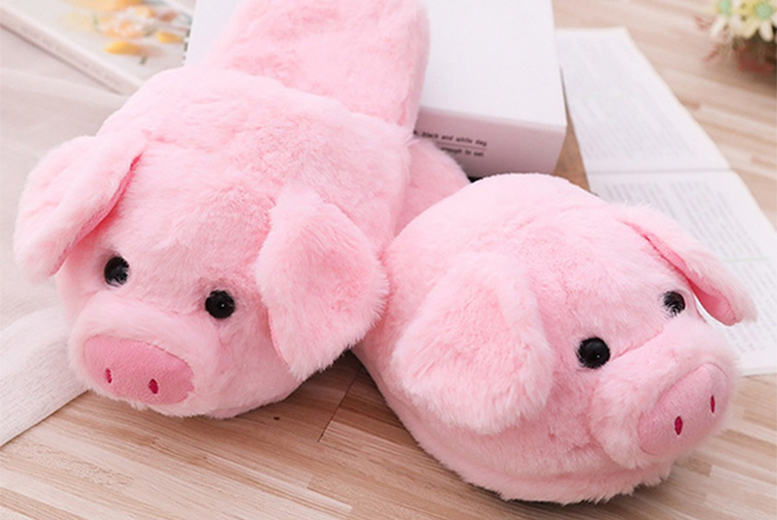 Piggy Plush Slippers