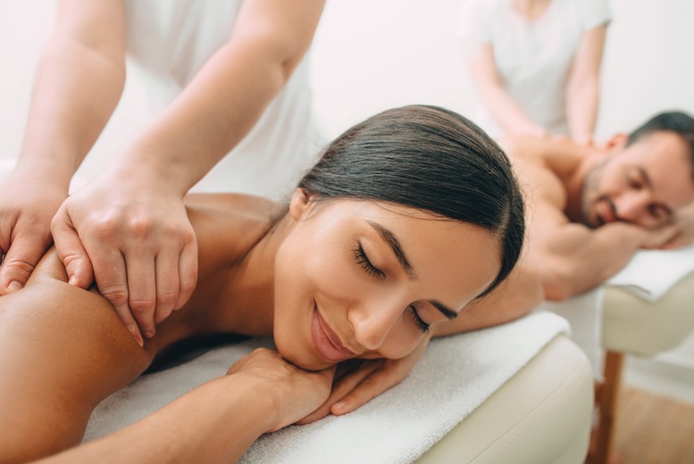 Choice of One-Hour Full Body Couple’s Massage – 3 Options Deal Price £36.00