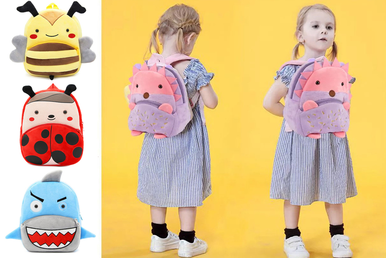 Plush Cartoon Animal Backpack