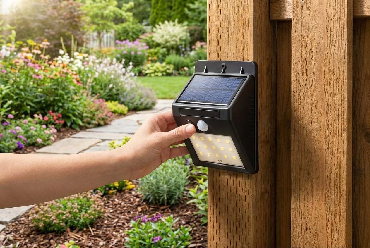 Solar LED Motion Sensor Path Lights - Weatherproof | Wowcher