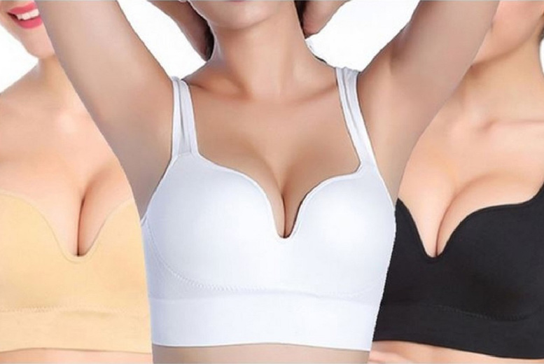 Comfort Push Up Bra - Single or 3 Pack & Colour Options
