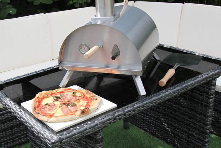 £189 instead of £284.99 for an outdoor table top pizza oven from Monsterracking – save 34% £189 instead of £284.99 for an outdoor table top pizza oven from Monsterracking – save 34%