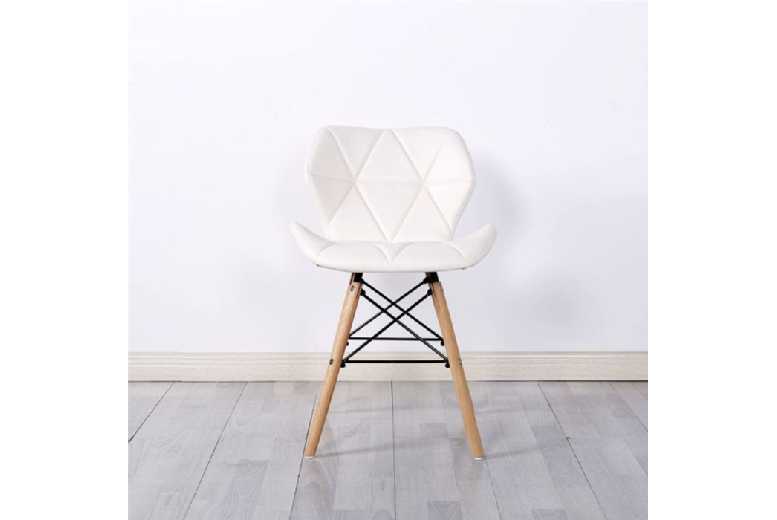 Simpa Elegant Millmead White Dining Chairs | Wowcher