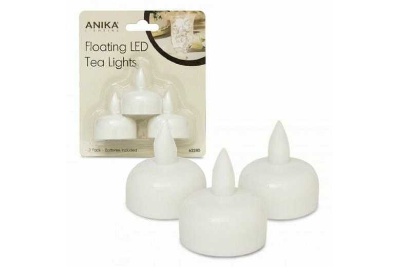 Anika Floating LED Tealight – 3pk Deal Price £5.38