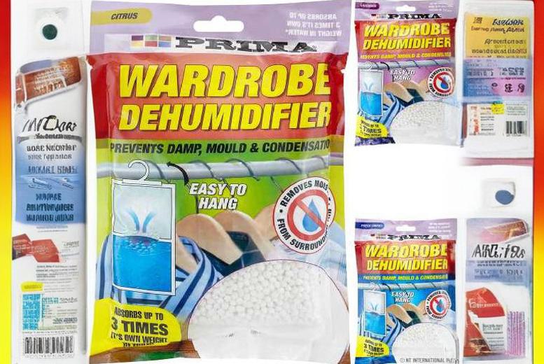 Compact Hanging Dehumidifier Pack – Scented, Energy-Free, Moisture Control for Kitchens | Wowcher