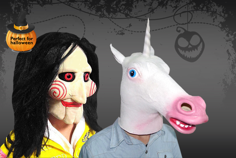 £9 instead of £24.99 (from Unusual Giftz) for an over-the-head latex Halloween mask - save 64%