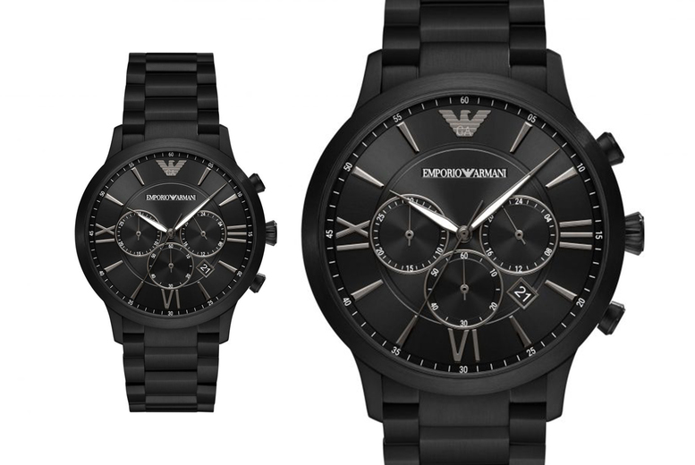 Black Emporio Armani Watch Deal Price £129.00