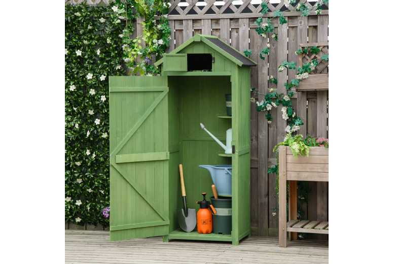 Outsunny Wooden Garden Storage Shed Tool Deal Price £168.99