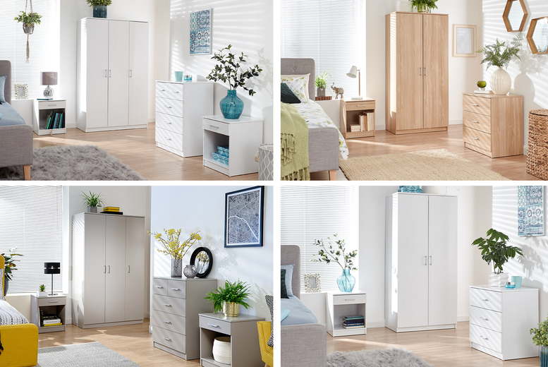 Panama 3 or 4pc Bedroom Set Deal Price £189.00