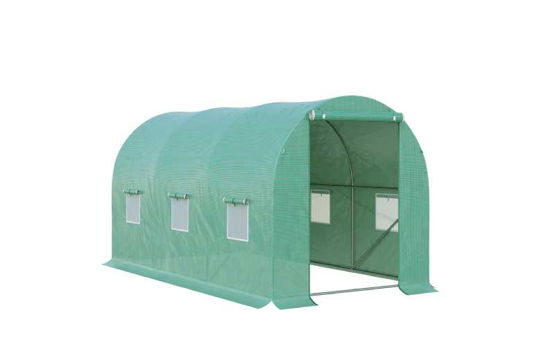 Outsunny Polytunnel Walk-in Greenhouse Oasis – Durable Storage Solution | Wowcher Outsunny Polytunnel Walk-in Greenhouse Oasis – Durable Storage Solution | Wowcher