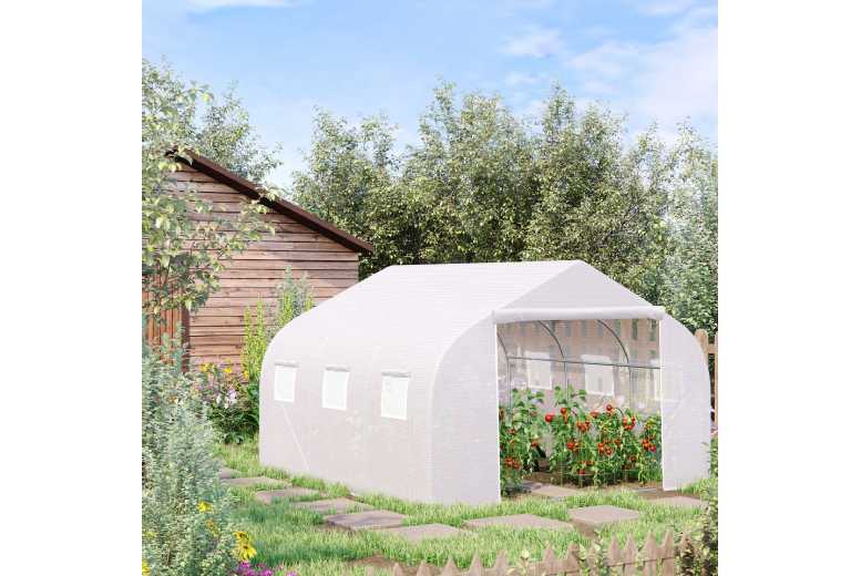 Outsunny Walk-In Polytunnel Greenhouse Deal Price £97.99