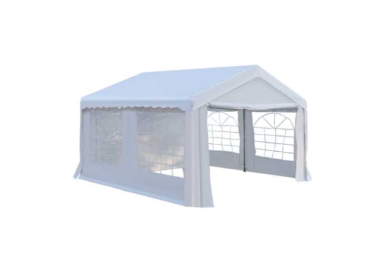 Outsunny 4m Weatherproof Steel Gazebo & Carport Shelter – All-Season Outdoor Storage Solution | Wowcher Outsunny 4m Weatherproof Steel Gazebo & Carport Shelter – All-Season Outdoor Storage Solution | Wowcher