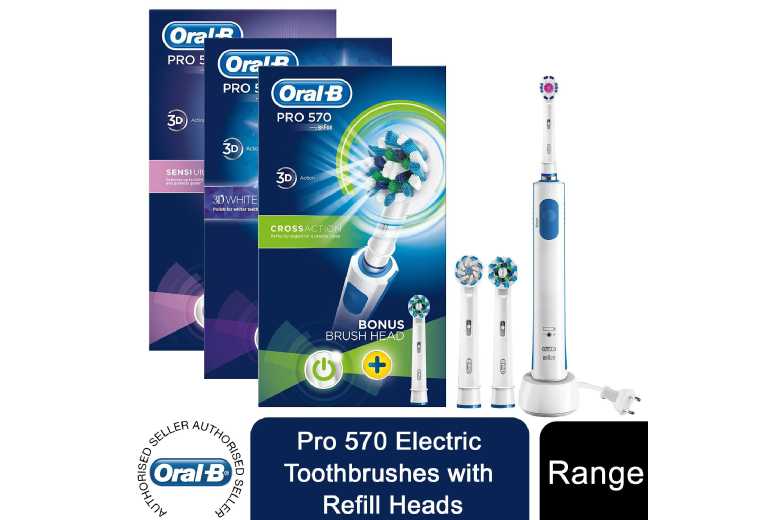 Oral B Pro 570 Electric Toothbrushes Deal Price £20.99