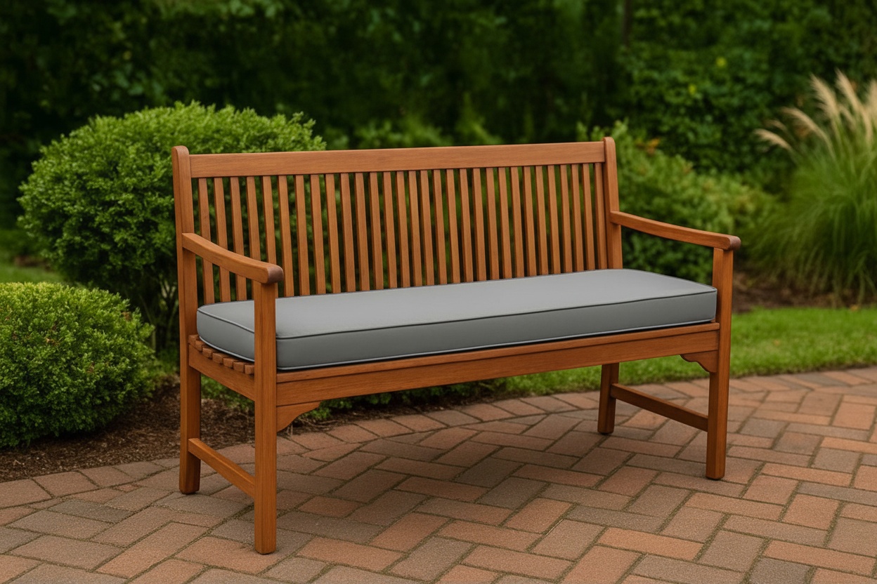 Fabric 2-Seater Sofa Cushion - Water-Resistant, Modern Bench Pad for Sofas & Sofa Beds | Wowcher