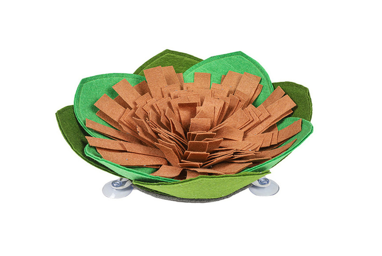 Pets Snuffle Mat with Suction Pads – Brown or Red! | Wowcher