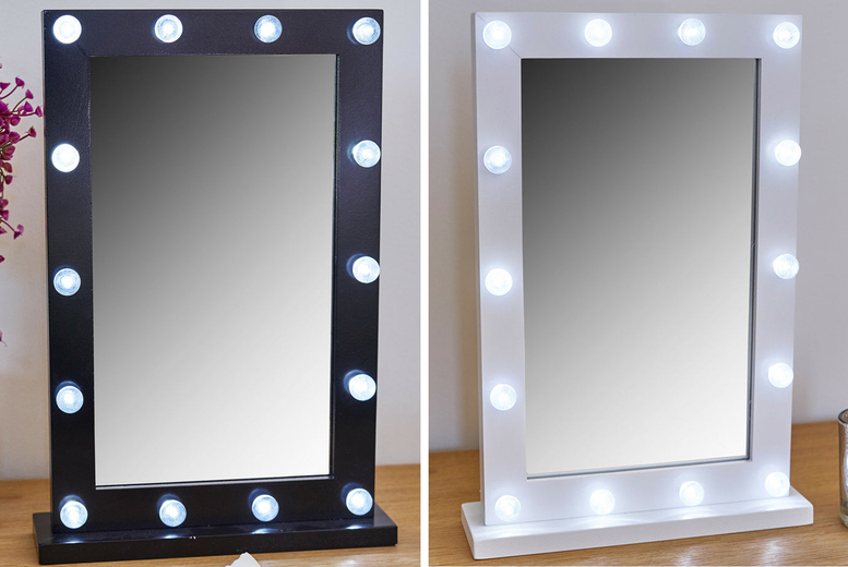£14.99 instead of £39.99 for an LED table mirror from chimp-online - save 63%