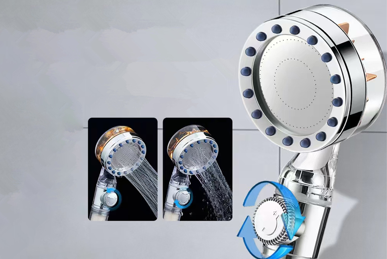 £6.99 instead of £59.99 for a single ionic filter shower head or £12.99 for a set of two ionic filter shower heads fr