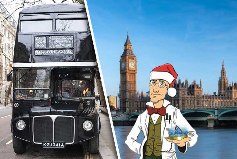 £12 instead of £24 for a ticket to Professor Quantum's Magnificent Time Tour Bus inc. guidebook, £20 for 2 tickets - save up to 50%
