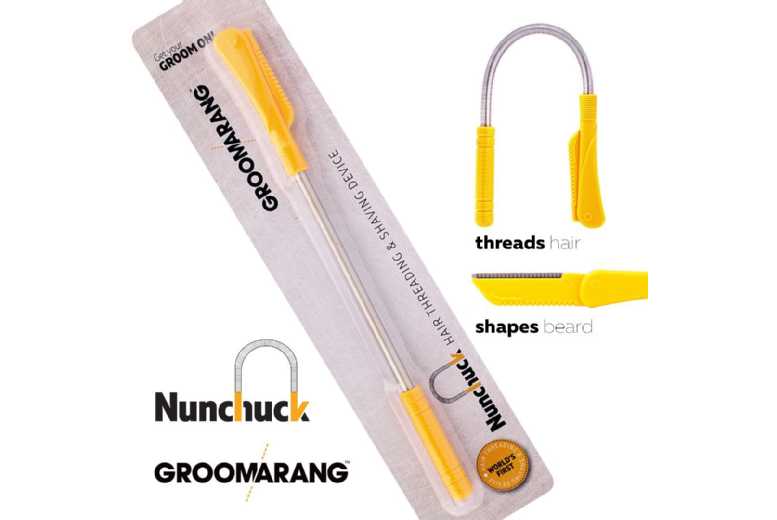 Groomarang Precision Facial Hair Removal Wand – Spring & Razor for Women’s Face & Brows | Wowcher Groomarang Precision Facial Hair Removal Wand – Spring & Razor for Women’s Face & Brows | Wowcher