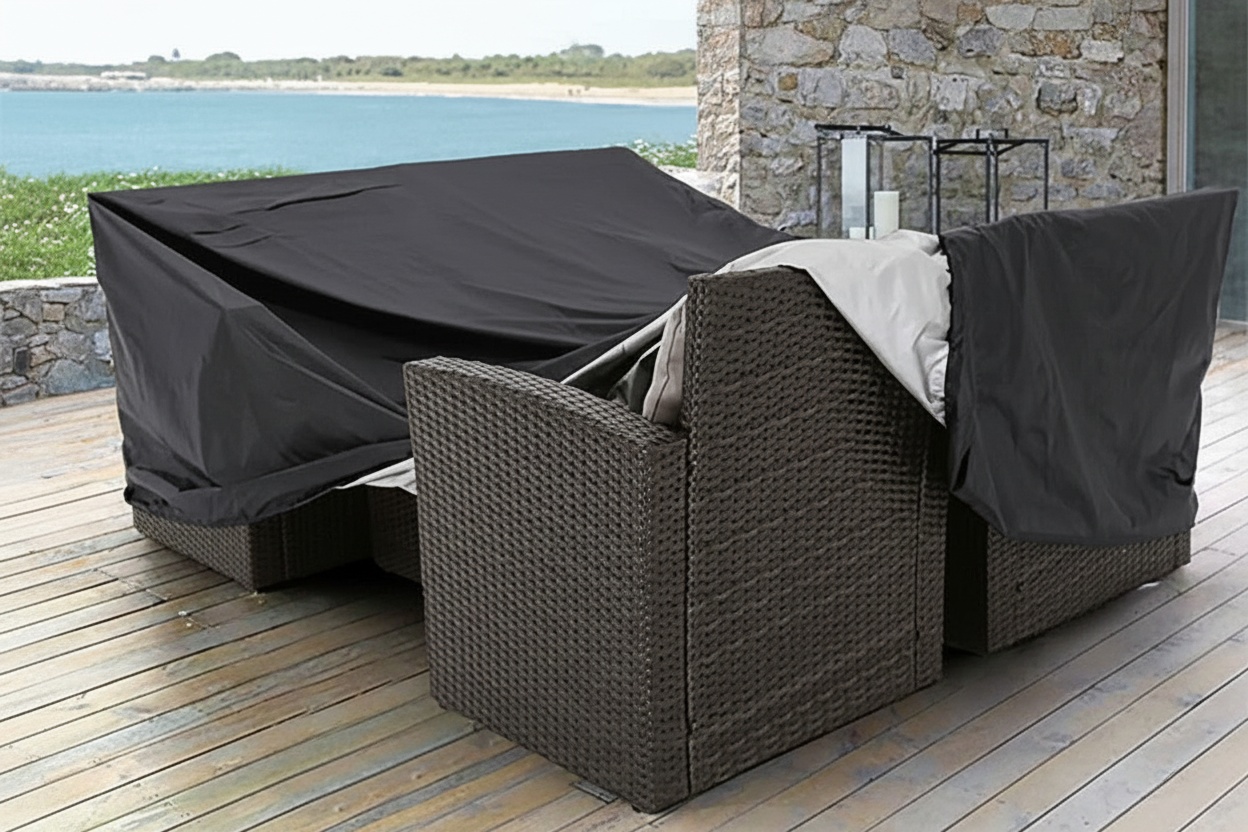 Waterproof Oxford Garden Furniture Cover – Weather-Resistant, Multi-Size | Wowcher