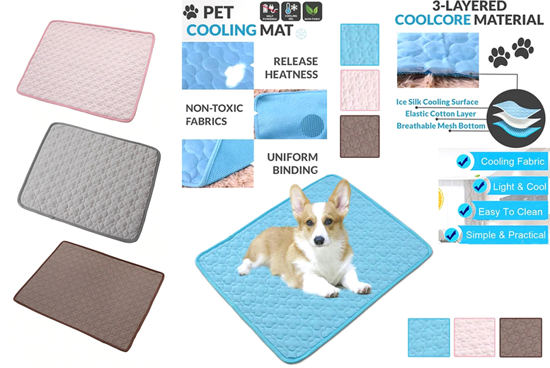 Cooling Fabric Pet Mat
