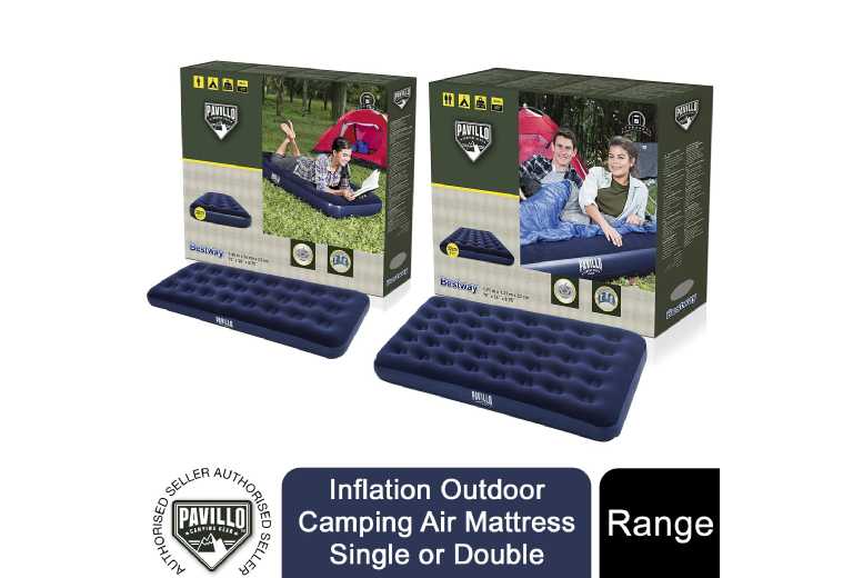 Air Mattress Single or Double Air Bed Deal Price £12.74