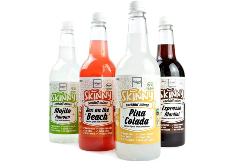 The Skinny Food Co Unisex Cocktail Mixers Gift Hamper Bundle - Mojito, Espresso Martini, Sex On The Beach & Pina Colada - Sugar Free - 43% Off From | Wowcher