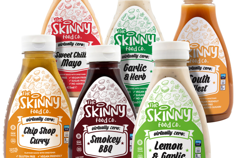 Classic Sauce Bundle – 6 Flavours Food Gift Hamper from The Skinny Food Co – 42% Off | Wowcher