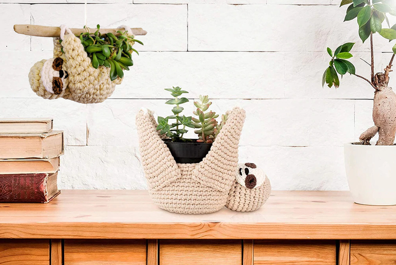 Sloth Planter Cover