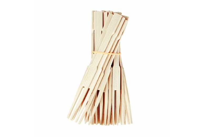 Eco-Friendly Bamboo Skewer Forks – 50PK – Sustainable Kitchen Serving, Double Prong, Biodegradable | Wowcher Eco-Friendly Bamboo Skewer Forks – 50PK – Sustainable Kitchen Serving, Double Prong, Biodegradable | Wowcher