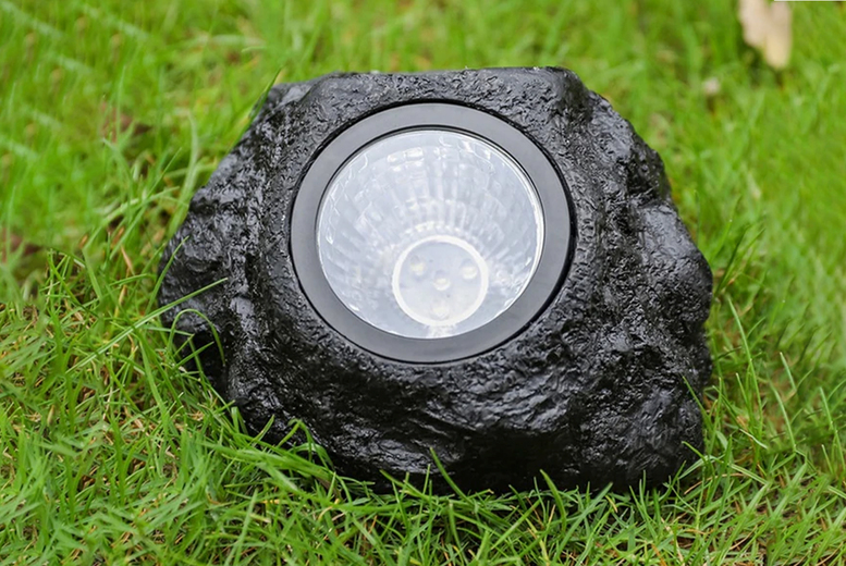 Solar-Powered Landscaping Rock Light – Multiple Options! Deal Price £0.00