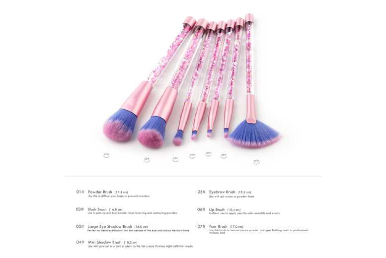7pc Makeup Brushes Deal Price £5.99