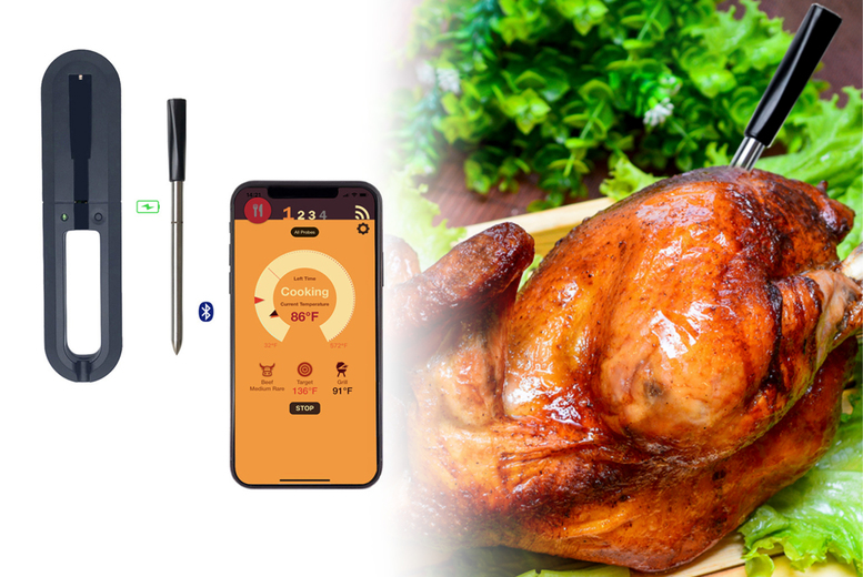 Wireless Smart Meat Thermometer Deal Price £36.00