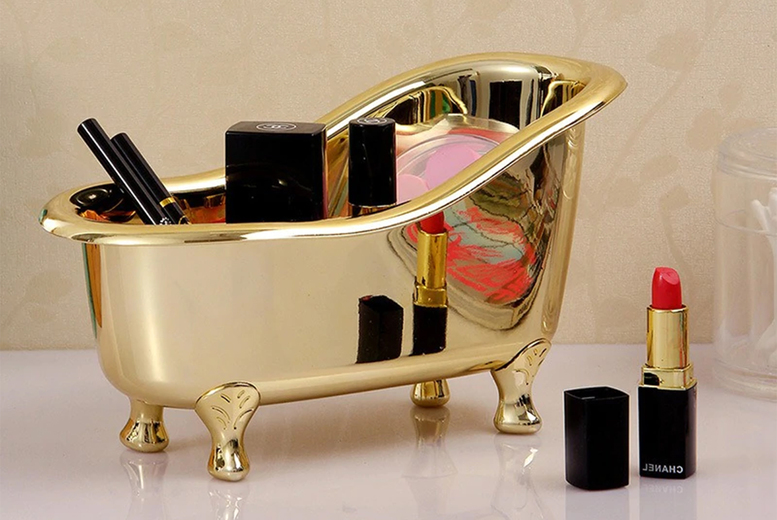 Mini Bathtub Cosmetics Storage Box from LivingSocial