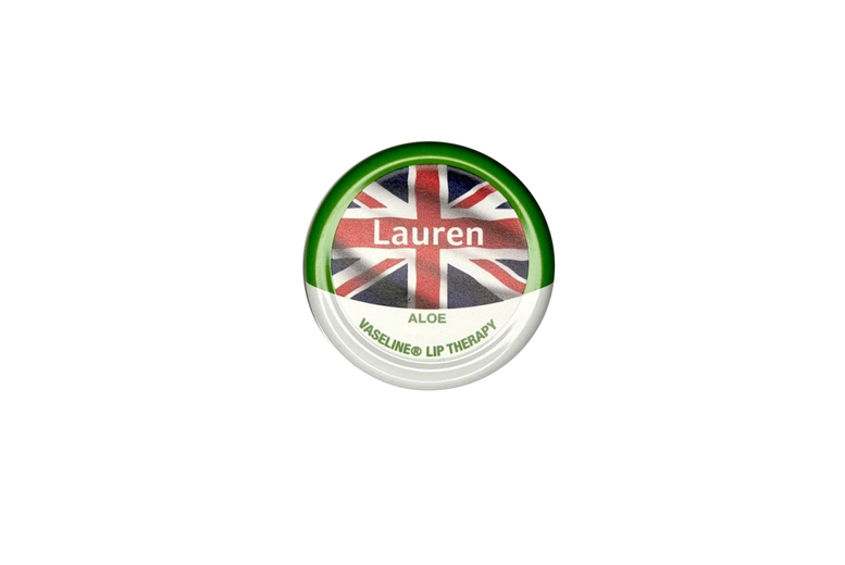 Limited Edition Union Jack Personalised Vaseline Tin | Wowcher