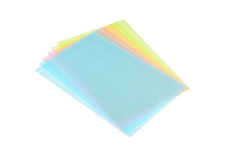Antibacterial Fridge Shelf Liners – Waterproof, Cut-to-Size, 29x45cm, 3 Colours | Wowcher