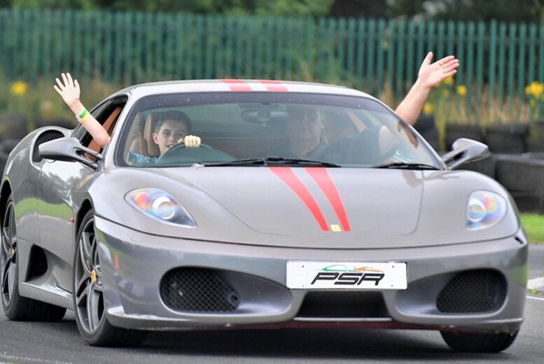 Junior Supercar & Muscle Car Driving Experience – Ages 10-17 – Up to 4 Cars, 20 Tracks, PSR Experience – Upgrade to Lamborghini Huracan, Ferrari 458 &