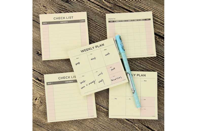 Haven Weekly Planner Pad – Unleash Your Productivity! | Wowcher