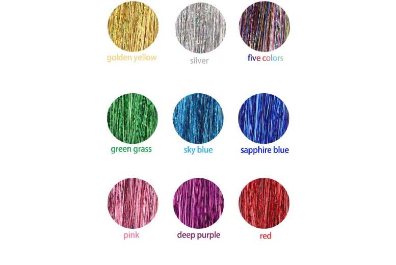 Glamza Sparkling Hair Tinsel | Wowcher