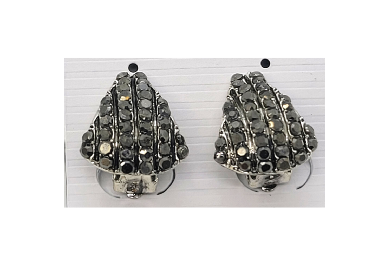 Crystal Shell Clip-On Earrings | Wowcher