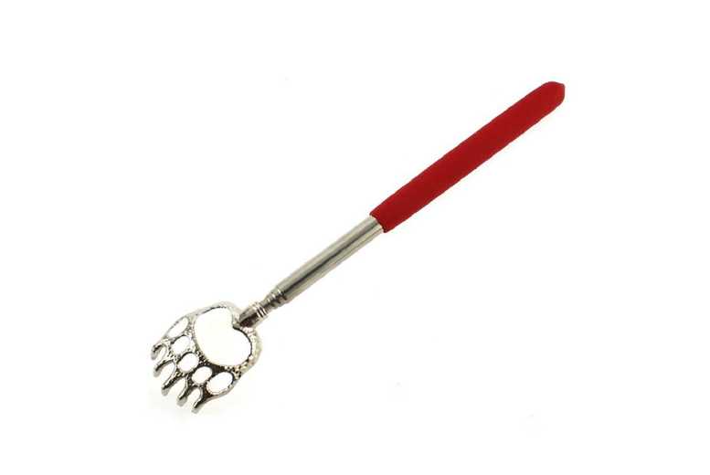 Extendable Bear Claw Back Scratcher – Telescopic Stainless Steel, Rubber Grip, Vibrant Colours | Wowcher