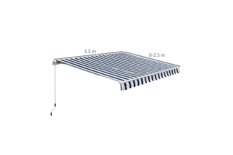 Outsunny Stylish Manual Retractable Awning – Perfect for Outdoor Leisure | Wowcher Outsunny Stylish Manual Retractable Awning – Perfect for Outdoor Leisure | Wowcher