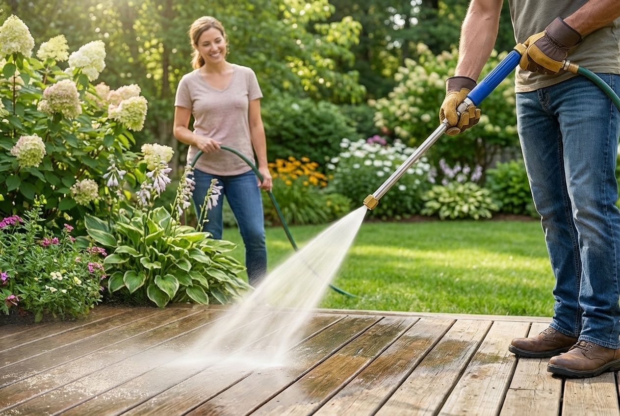 High Pressure Power Washer Spray - 8kg Jet, Multi-Colour, Universal Hose Connector | Wowcher