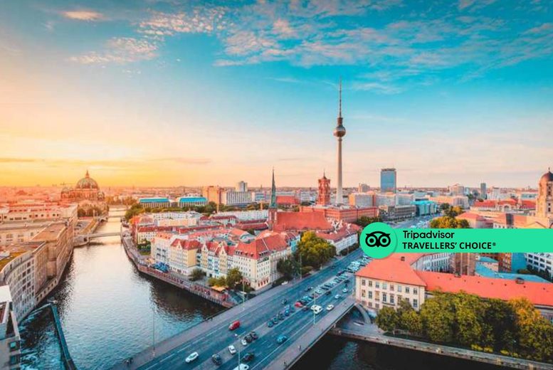 A Berlin, Germany city break with breakfast and return flights from six airports. From £129pp for two nights, from £159pp for three nights, or from £199pp for four nights – save up to 31% A Berlin, Germany city break with breakfast and return flights from six airports. From £129pp for two nights, from £159pp for three nights, or from £199pp for four nights – save up to 31%