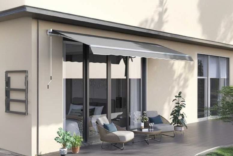 £152.60 instead of £276.99 for a Outsunny Awning Aluminium Frame w/ Crank £152.60 instead of £276.99 for a Outsunny Awning Aluminium Frame w/ Crank