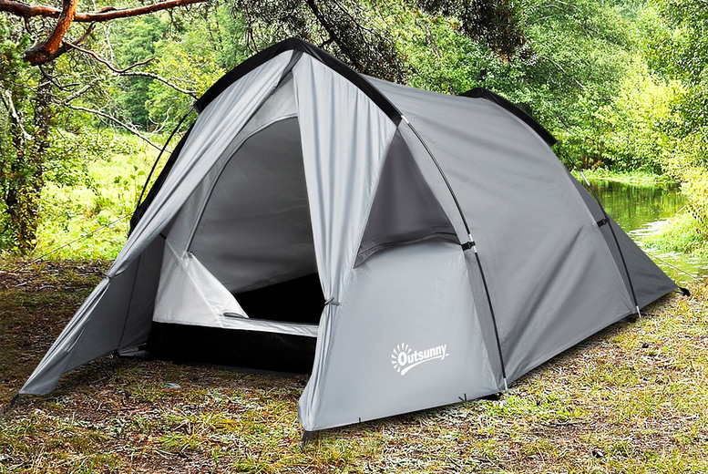 1-2 Person Camping Tent w/ Large Window Deal Price £59.99