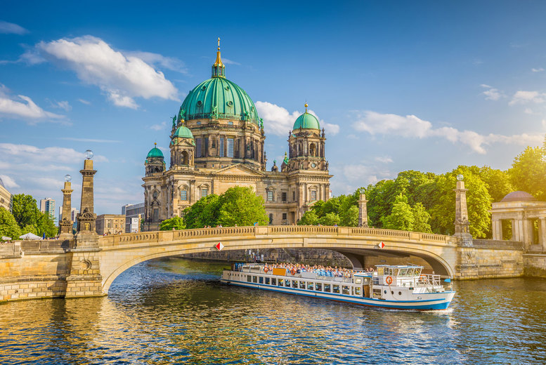 A Berlin, Germany hotel stay with breakfast and return flights from five airports. From £129pp for two nights, from £179pp for three nights, or from £209pp for four nights – save up to 41% A Berlin, Germany hotel stay with breakfast and return flights from five airports. From £129pp for two nights, from £179pp for three nights, or from £209pp for four nights – save up to 41%