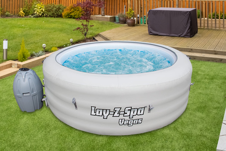 £549 instead of £1,400 for a Lay-Z-Spa Vegas Hot Tub from Direct2Public Ltd – save 61% £549 instead of £1,400 for a Lay-Z-Spa Vegas Hot Tub from Direct2Public Ltd – save 61%