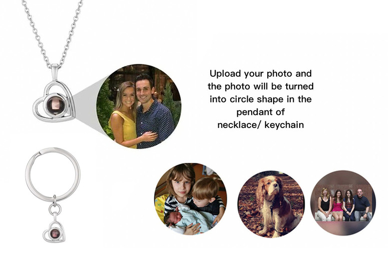Personalised Photo Projection Necklace Deal Price £12.99